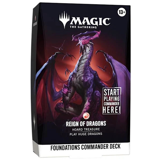 Magic: The Gathering - Foundations Starter Commander - Reign Of Dragons