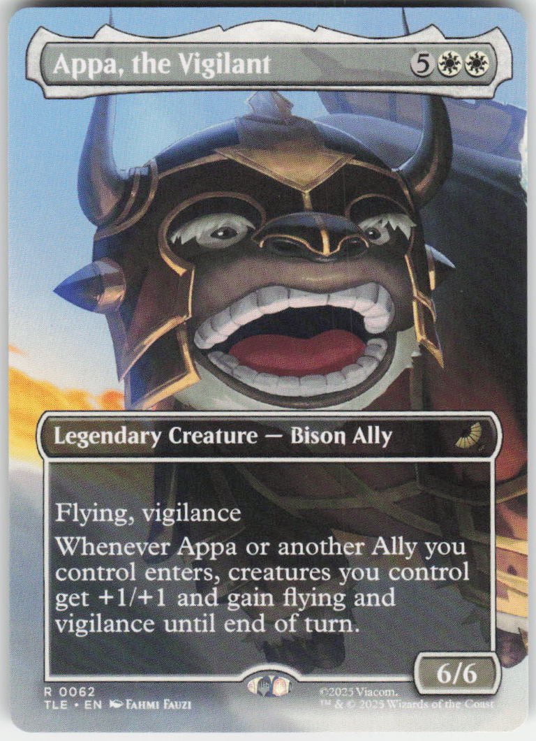 Appa, the Vigilant (Borderless) R Avatar: The Last Airbender: Eternal-Legal 62 NM