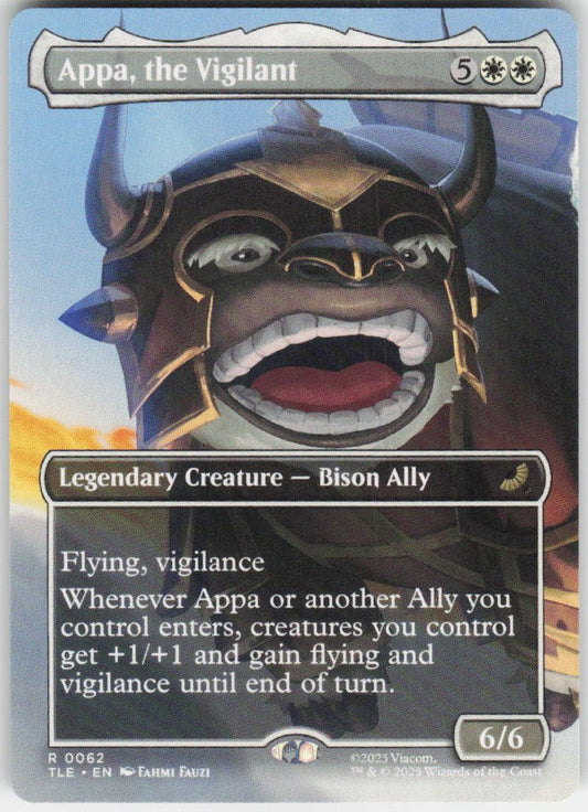 Appa, the Vigilant (Borderless) R Avatar: The Last Airbender: Eternal-Legal 62 NM
