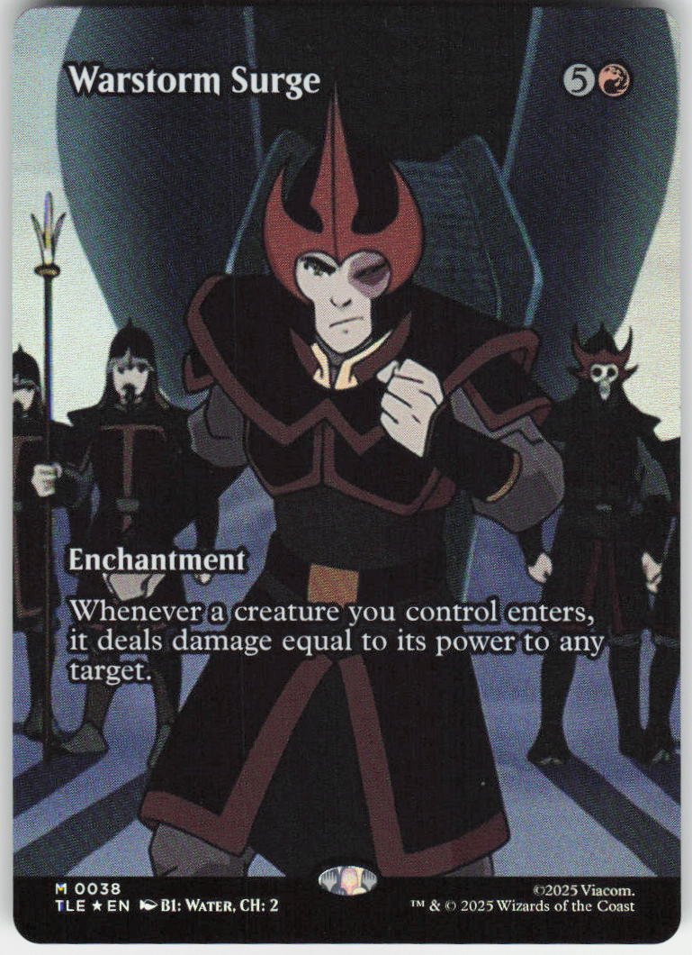 Warstorm Surge (Borderless Foil) M Avatar: The Last Airbender: Eternal-Legal 38 