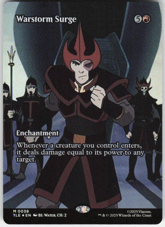Warstorm Surge (Borderless Foil) M Avatar: The Last Airbender: Eternal-Legal 38 