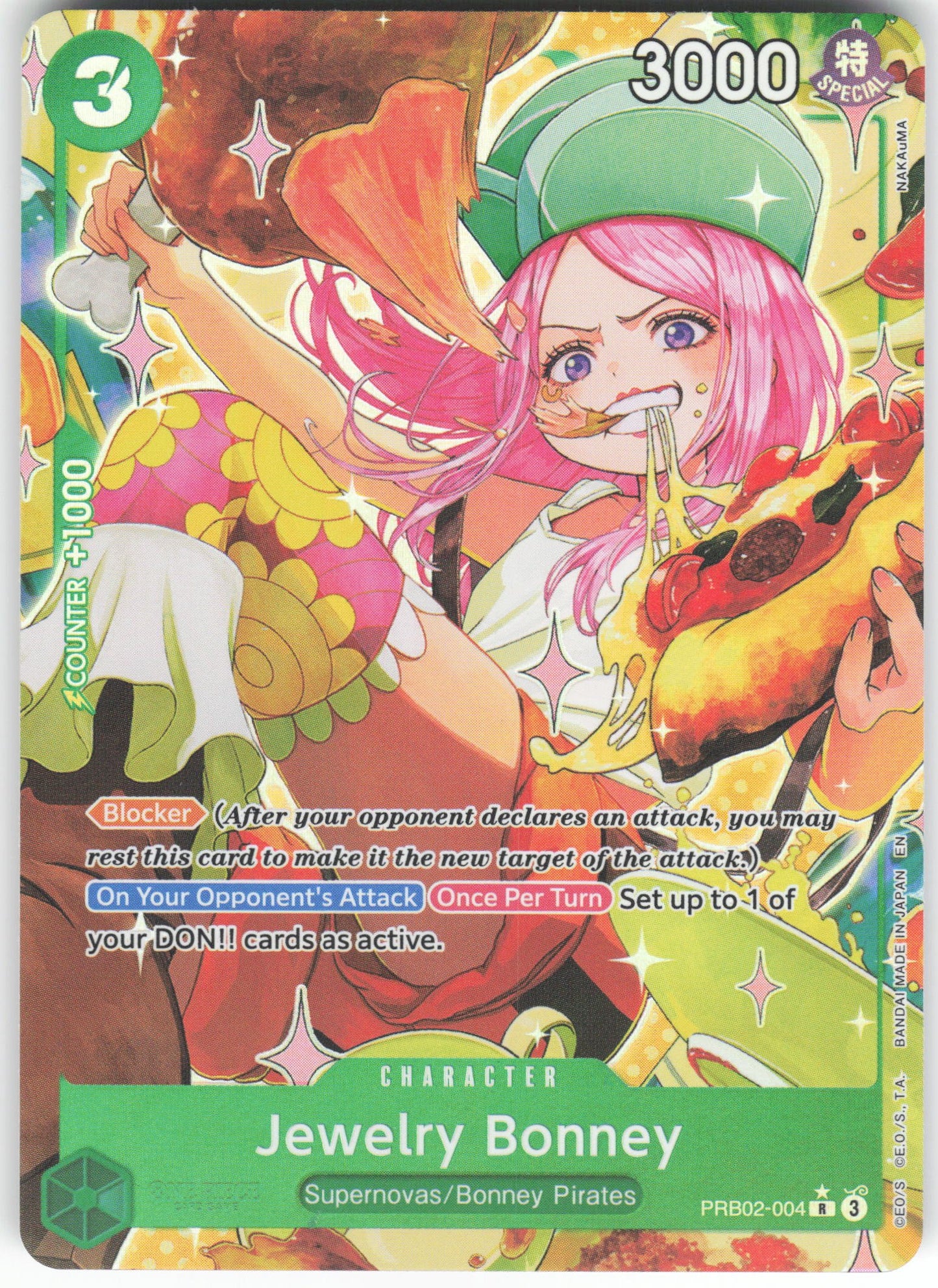 Jewelry Bonney - (Alternate Art) R Premium Booster -The Best- Vol. 2 PRB02-004 NM