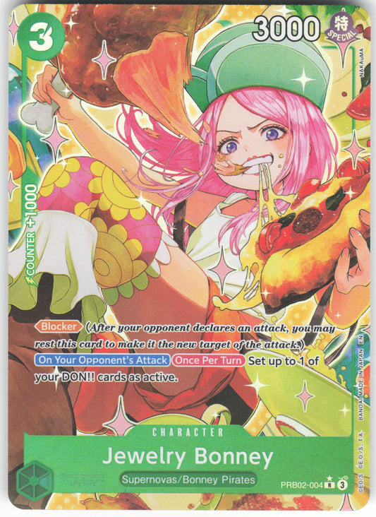 Jewelry Bonney - (Alternate Art) R Premium Booster -The Best- Vol. 2 PRB02-004 NM