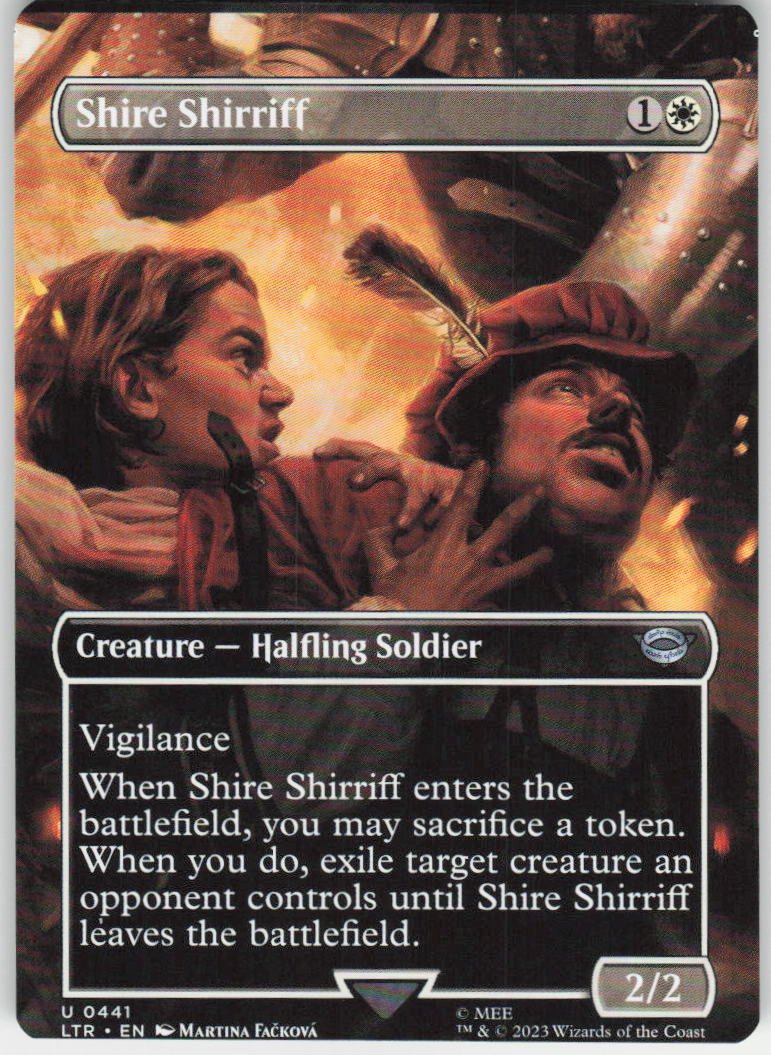 Shire Shirriff (Borderless) U Universes Beyond: The Lord of the Rings: Tales of Middle-earth 441 NM