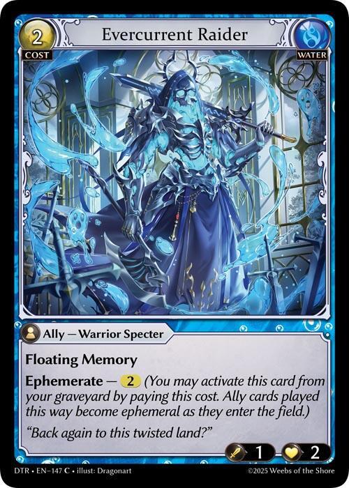 Evercurrent Raider 147 Common Distorted Reflections NM