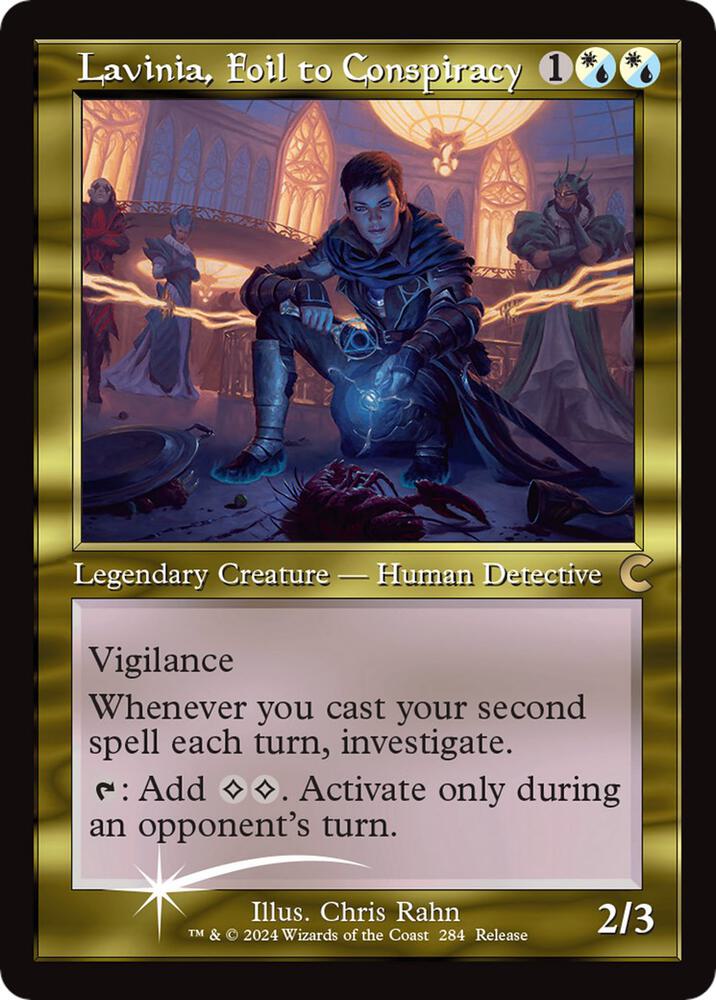 Lavinia, Foil to Conspiracy (Retro Frame) 284 Rare Ravnica: Clue Edition NM/M