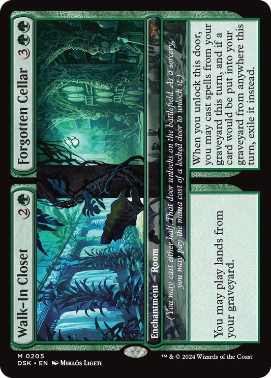 Walk-In Closet // Forgotten Cellar 205 Mythic Duskmourn: House of Horror NM/M