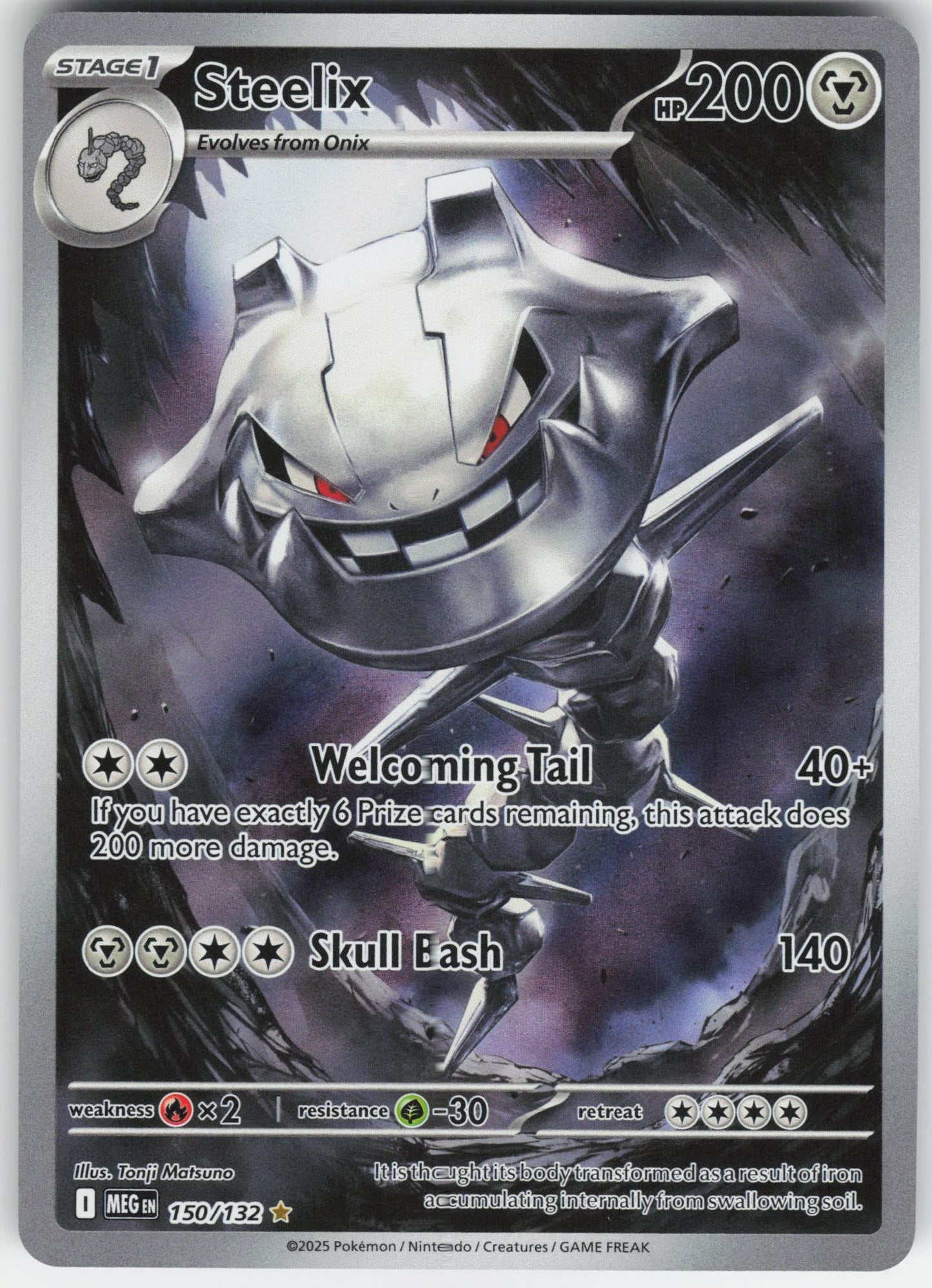 Steelix - Illustration Rare ME01: Mega Evolution 150/132 NM