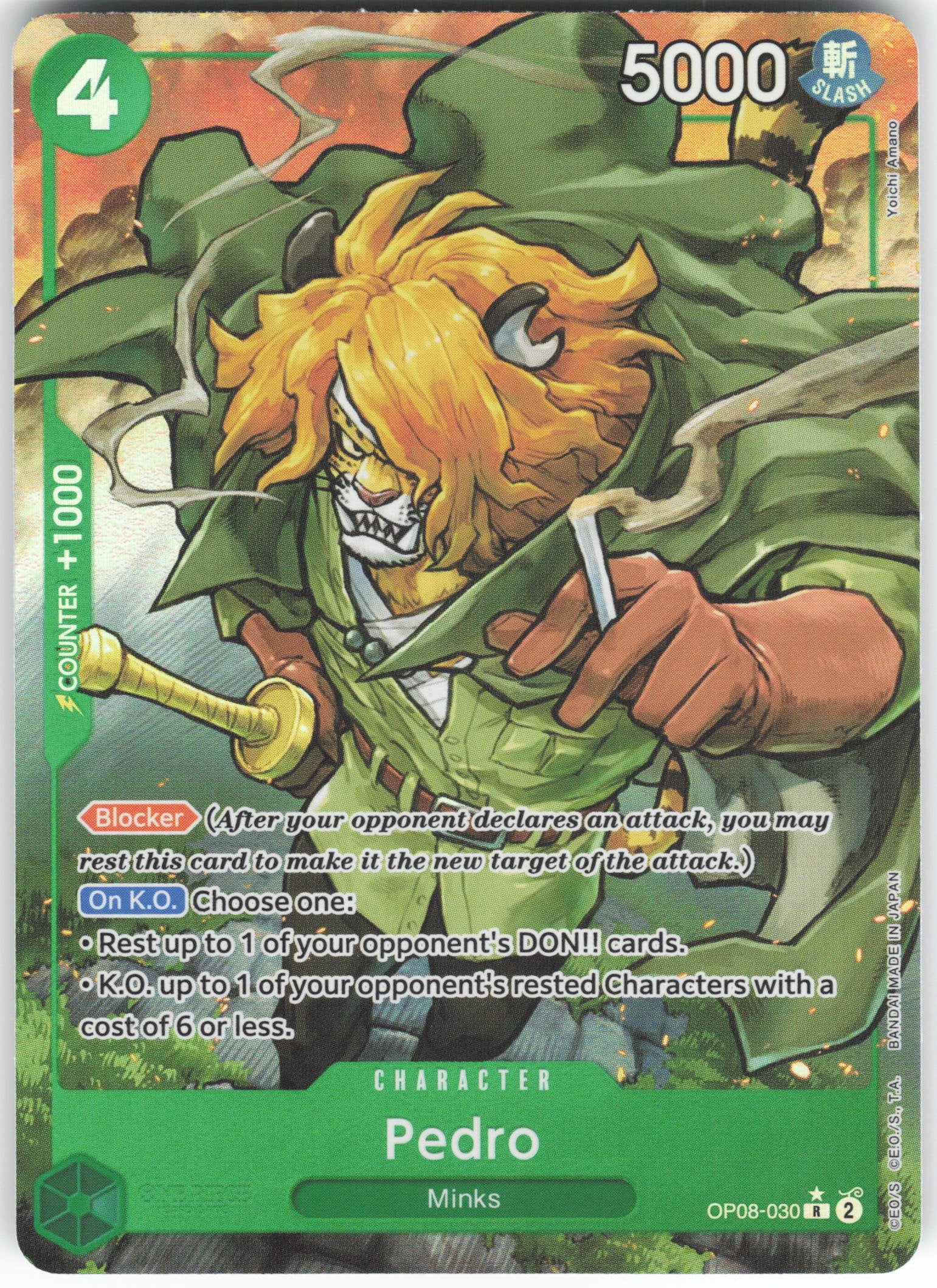 Pedro (Parallel) R Two Legends OP08-030 NM