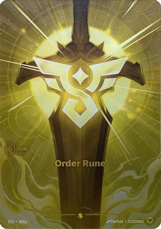 Order Rune (R06a) R06A Showcase Spiritforged NM/M
