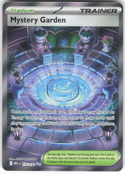 Mystery Garden Ultra Rare ME01: Mega Evolution 172/132 NM