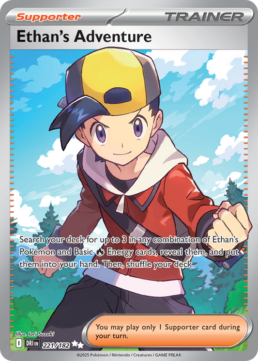 Ethan's Adventure 221/182 Ultra Rare Destined Rivals NM/M
