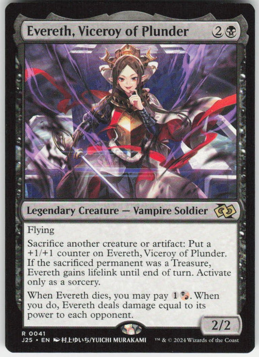 Evereth, Viceroy of Plunder (Anime) R Foundations Jumpstart 41 NM