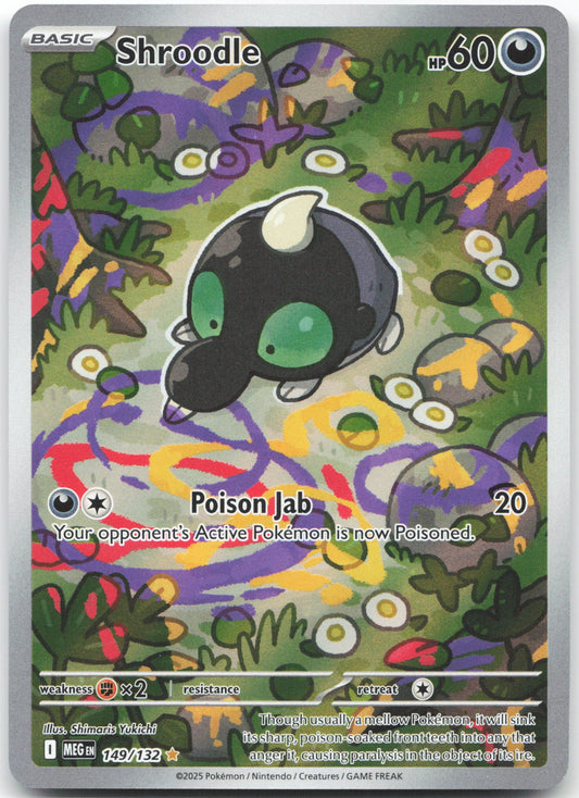 Shroodle - Illustration Rare ME01: Mega Evolution 149/132 NM