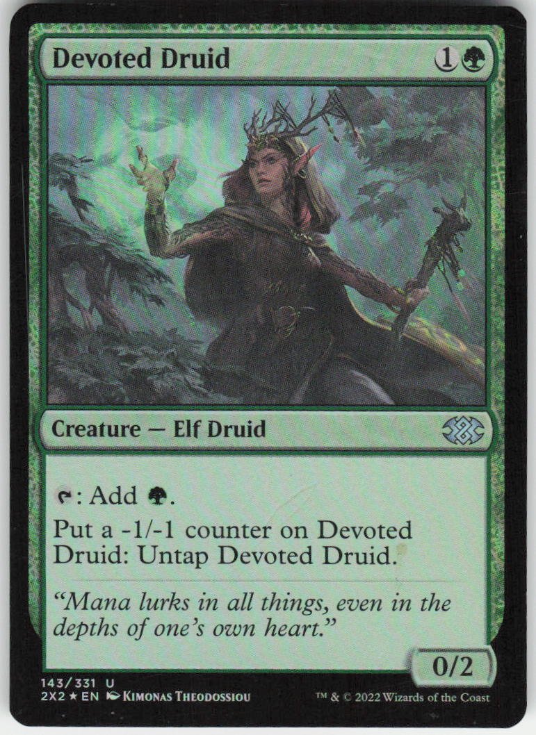 Devoted Druid U Double Masters 2022 143 NM