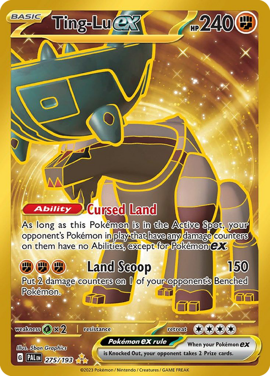 Ting-Lu ex 275/193 Hyper Rare Paldea Evolved NM/M