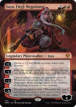 Jaya, Fiery Negotiator (Borderless) 374 Mythic Dominaria United NM/M