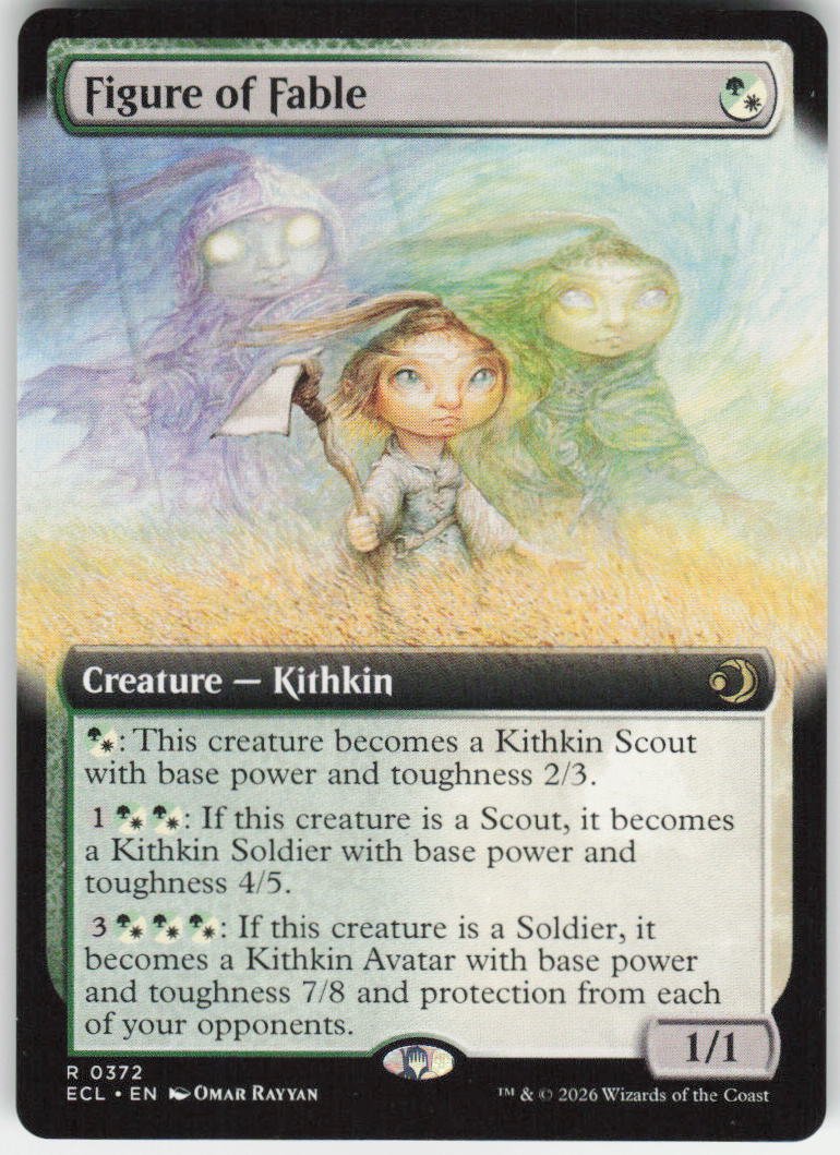 Figure of Fable (Extended Art) R Lorwyn Eclipsed 372 NM