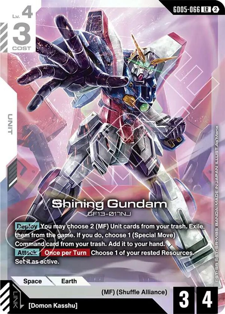 Shining Gundam (GD05-066) GD05-066 LR Freedom Ascension NM/M