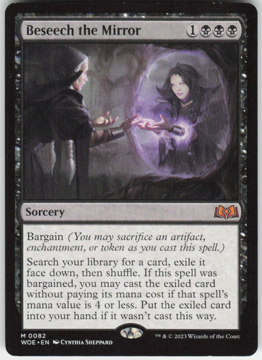 Beseech the Mirror M Promo Pack: Wilds of Eldraine 82 NM