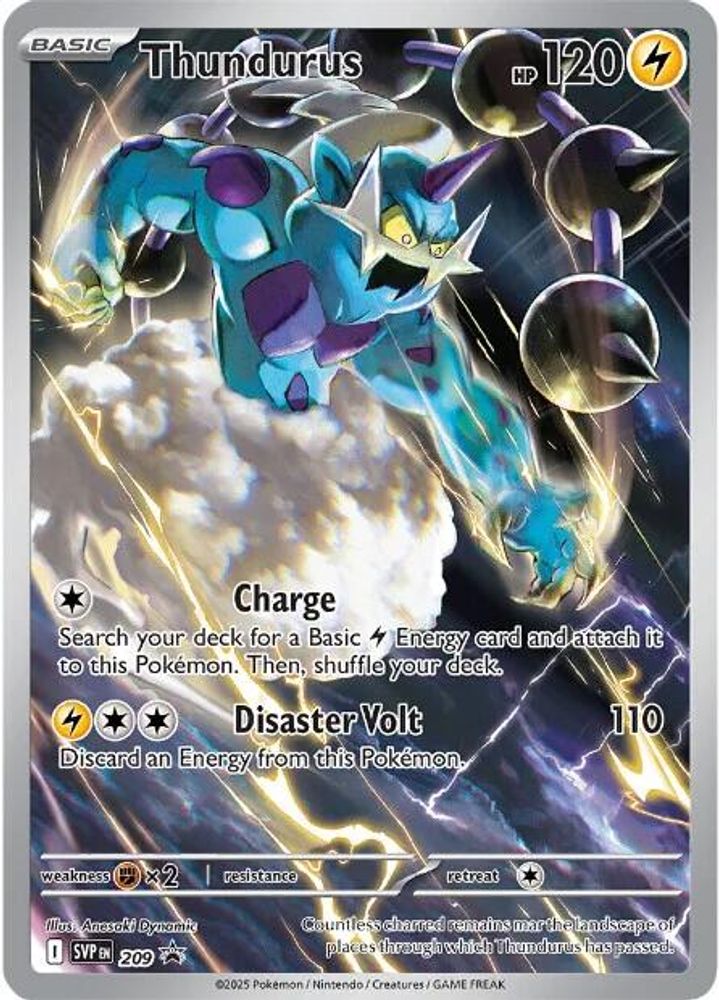 Thundurus 209 Promo Scarlet & Violet Promo Holo NM/M