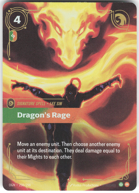 Dragon's Rage Epic Origins 258/298 NM