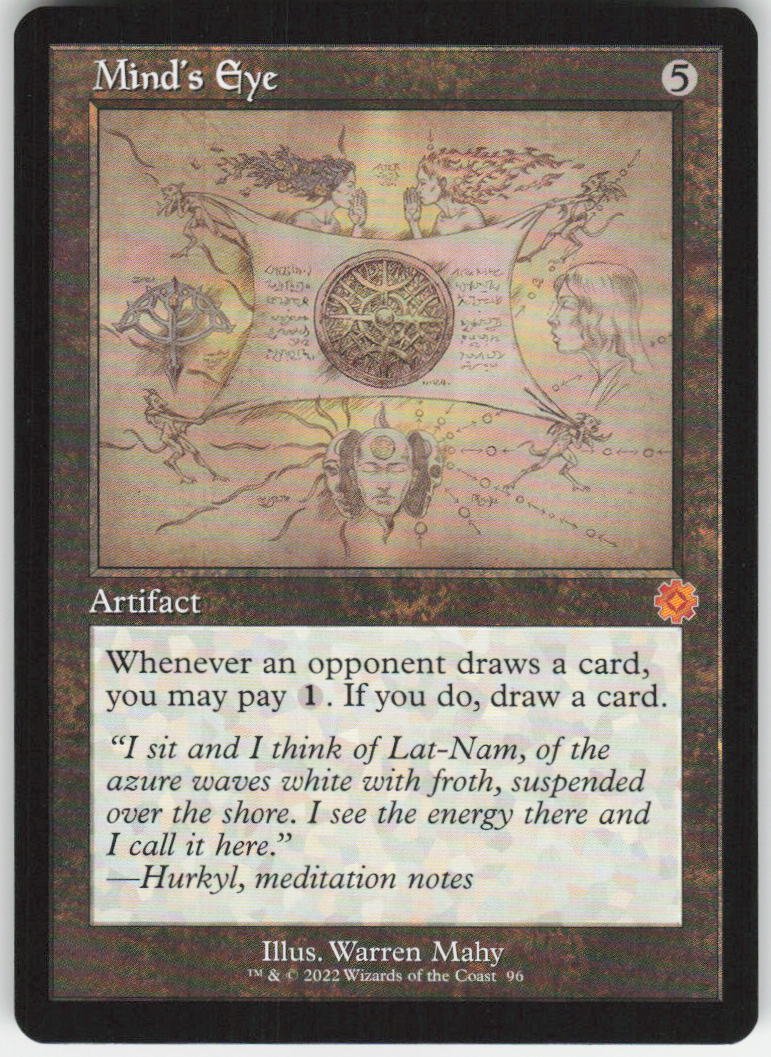 Mind's Eye (Schematic) M The Brothers' War: Retro Frame Artifacts 96 NM