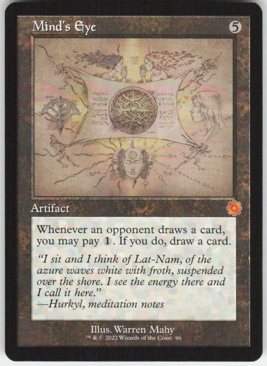 Mind's Eye (Schematic) M The Brothers' War: Retro Frame Artifacts 96 NM