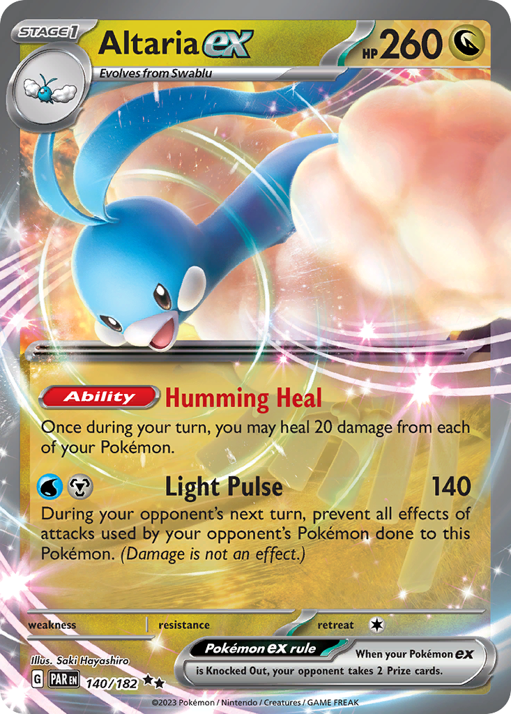 Altaria ex 140/182 Double Rare Paradox Rift NM/M