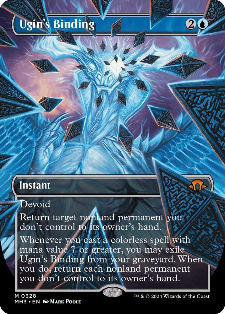 Ugin's Binding (Borderless) 328 Mythic Modern Horizons 3 NM/M