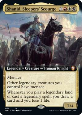 Shanid, Sleepers' Scourge (Extended Art) 79 Commander: Dominaria United Foil NM/M