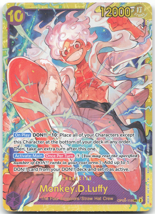 Monkey.D.Luffy () (Reprint) SEC Premium Booster -The Best- OP05-119 NM