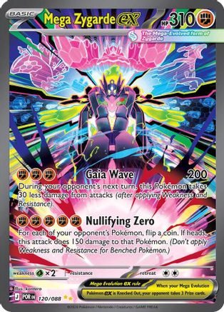 Mega Zygarde ex 120/088 Special Illustration Rare Perfect Order Holo NM/M
