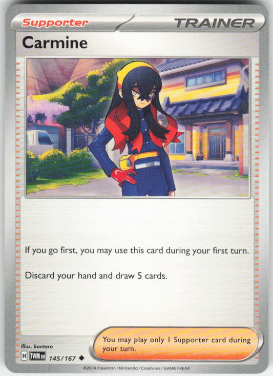 Carmine - Uncommon SV06: Twilight Masquerade 145/167 NM