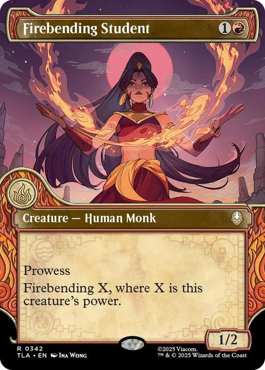 Firebending Student (Showcase) 342 Rare Avatar: The Last Airbender Foil NM/M