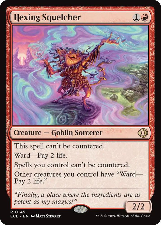 Hexing Squelcher 145 Rare Foil Lorwyn Eclipsed NM/M