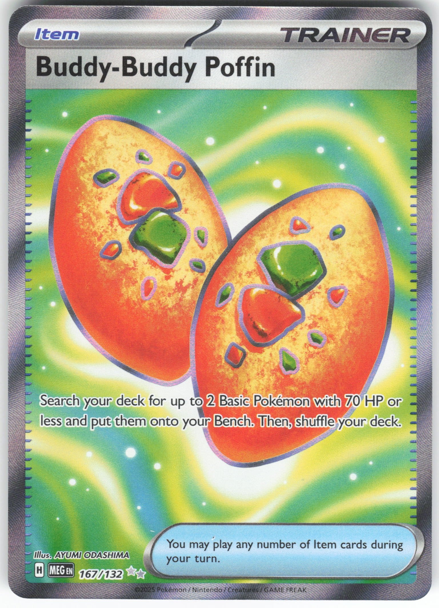 Buddy-Buddy Poffin Ultra Rare ME01: Mega Evolution 167/132 NM