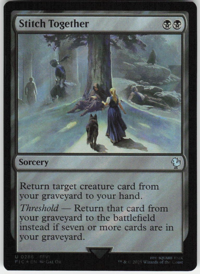 Stitch Together (Surge Foil) U Commander: FINAL FANTASY 286 NM