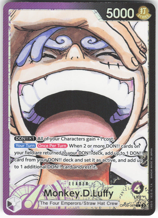 Monkey.D.Luffy (061) (Parallel) L Emperors in the New World OP09-061 NM