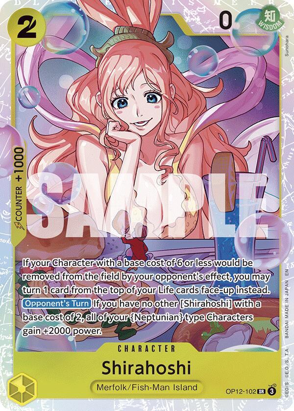 Shirahoshi OP12-102 Super Rare Legacy of the Master NM/M