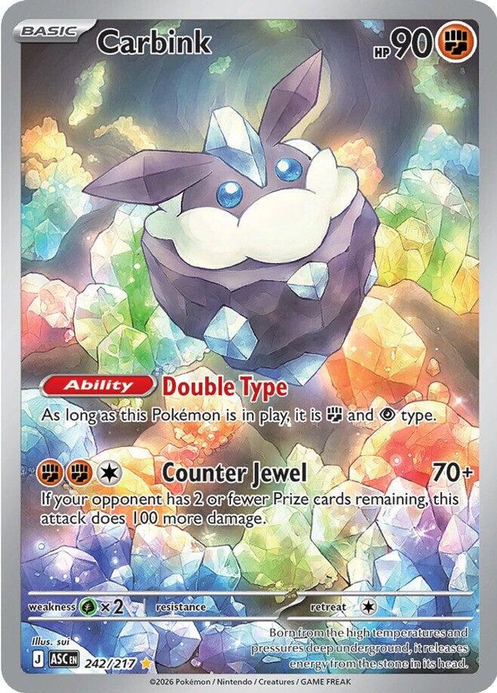 Carbink 242/217 Illustration Rare Holo Ascended Heroes NM/M