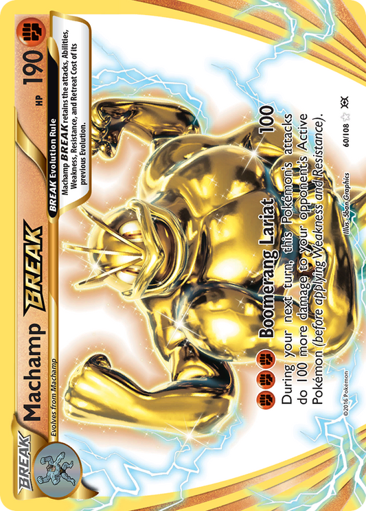 Machamp BREAK 60/108 BREAK Rare Evolutions NM/M