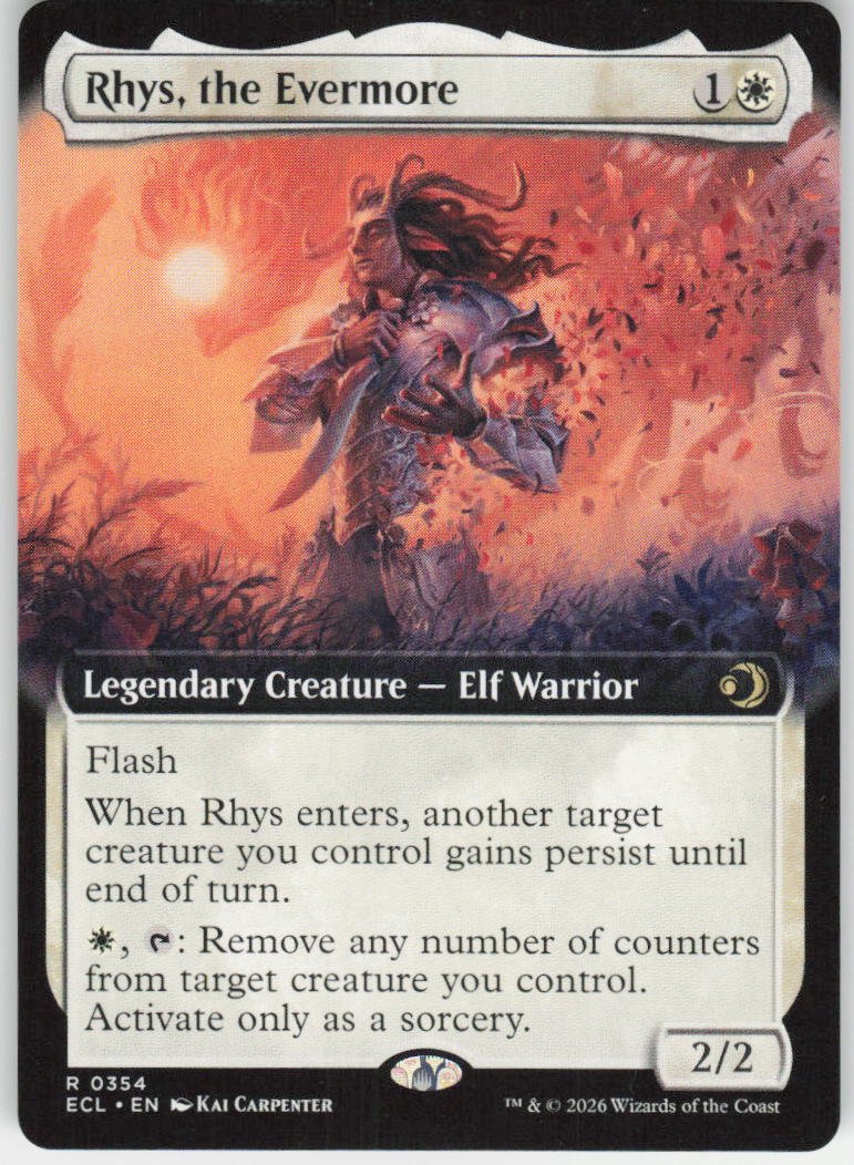 Rhys, the Evermore (Extended Art) R Lorwyn Eclipsed 354 NM