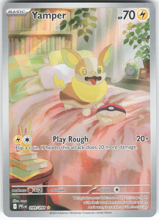 Yamper - Illustration Rare ME02: Phantasmal Flames 099/094 NM
