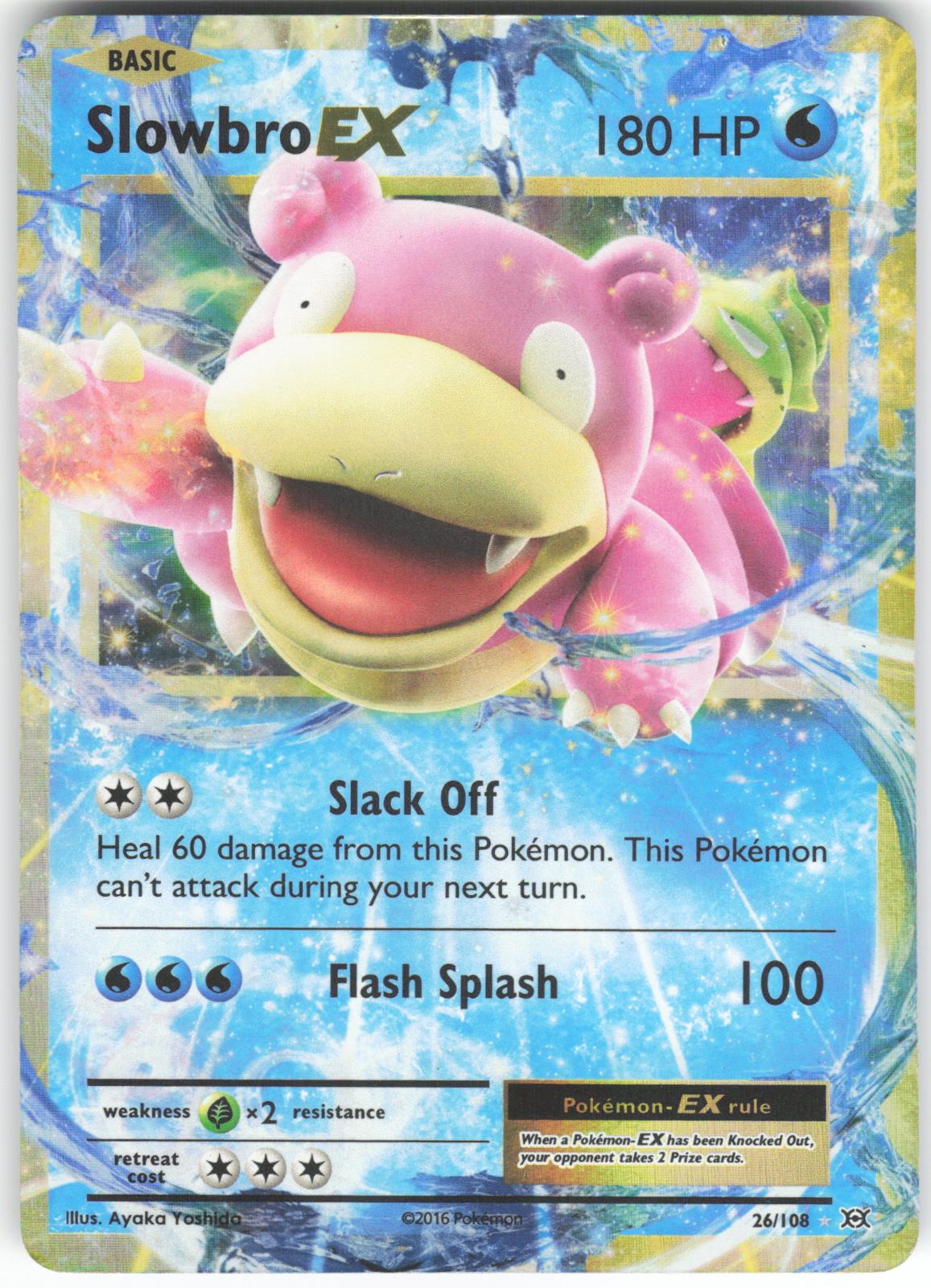 Slowbro EX 26/108 EX Rare Evolutions Holo MP
