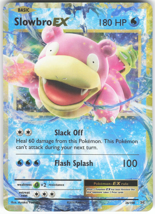 Slowbro EX 26/108 EX Rare Evolutions Holo MP