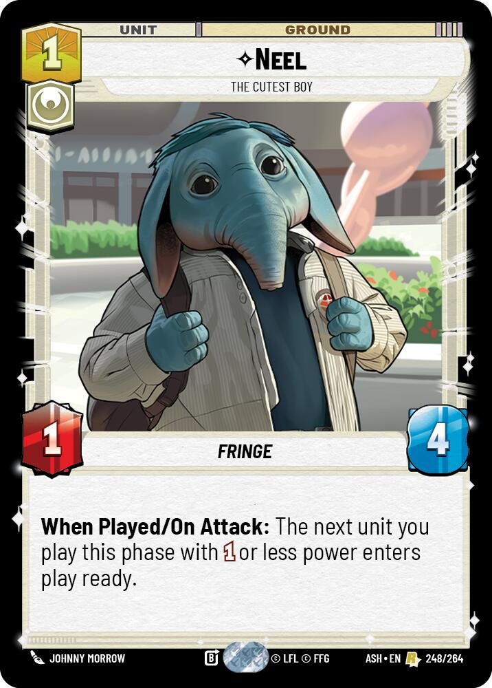Neel - The Cutest Boy 248/264 Rare Ashes of the Empire NM/M