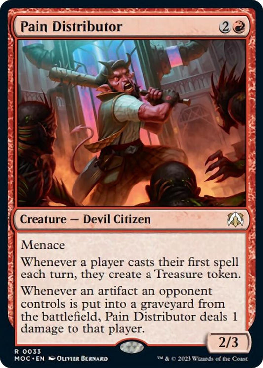 Pain Distributor 33 Rare Commander: March of the Machine NM/M