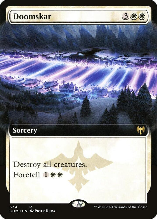 Doomskar (Extended Art) 334 Foil Rare Kaldheim NM/M
