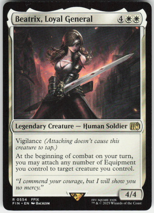 Beatrix, Loyal General R FINAL FANTASY 554 NM